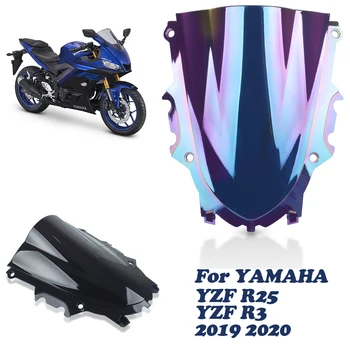 Motociklų Aksesuarų Priekinio stiklo priekinio, galinio Stiklo Reflektoriai Apsaugos YAMAHA YZF R25 R3 2019-2020 YZF-R25 YZF-R3 yzf r25 r3 2020 m.