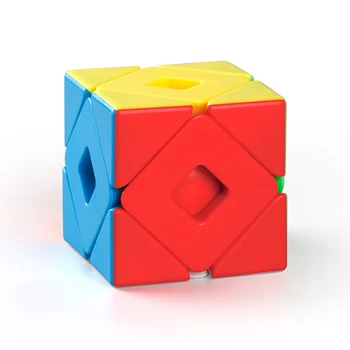 Moyu MeiLong mf Magic Cube Keturių Lapų Dobilų Polarls Klevo Lapai Dukart Nerijos Keistą Kubo formos Stickerless Galvosūkiai Kubeliai Žaislai