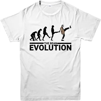 Mr Bean T-Shirt, Pupelių Evoliucija Klaidingą,Suaugusiųjų Dydžių Svetimas Dalykų, Print T-Shirts Originalus /Boy Marškinėliai
