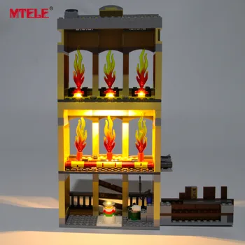 MTELE Prekės LED Light Up Kit MIESTO Serija, miesto Centre, ugniagesių Compatile Su 60216 (neįeina Modelis)