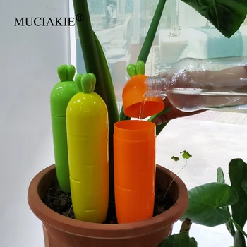 MUCIAKIE 2VNT Automatinė Lašelinę Laistymo Puodą Automatinis Augalų Lašelinė Drėkinimo Soakaway Tingus Gėlių Laistymo Įrenginys