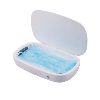 Multi-funkcija UV Sterilizavimo Dėžutė Ultravioletinių Dezinfekavimo Šviesos Atveju Turėtojas Belaidžio Įkrovimo Telefono Įkroviklis