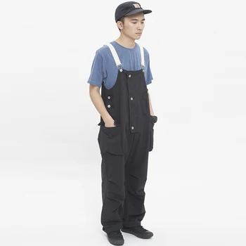 Multi-Pocket darbo drabužiai, vyriški Kietas Jumpsuits 