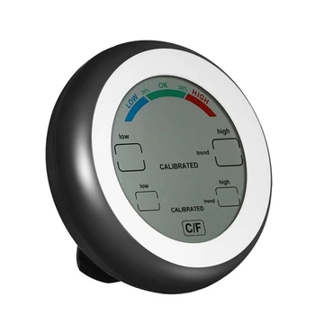 Multifunctionele Skaitmeninis Automobilinis Termometras su Drėgmėmačiu Pyrometer & Skaitmeninis Temperatūros, oro Drėgmės Matuoklis Valdytojas, kaip Oras Stotis