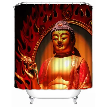 Musife Užsakymą Buda Dušo Užuolaidos Vonios Užuolaidų douchegordijn vandeniui namų dekoravimo, dovanų