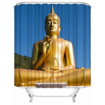 Musife Užsakymą Buda Dušo Užuolaidos Vonios Užuolaidų douchegordijn vandeniui namų dekoravimo, dovanų