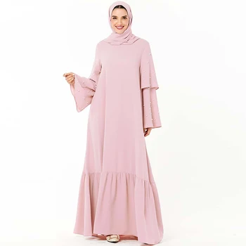Musulmonų Suknelė Artimųjų Rytų Mados Suknelė Zawalcowany Diržo Blyksnius Rankovės Sijonas Islamo Turkija Elegantiška Kimono Dubajus Pakistano Maroko