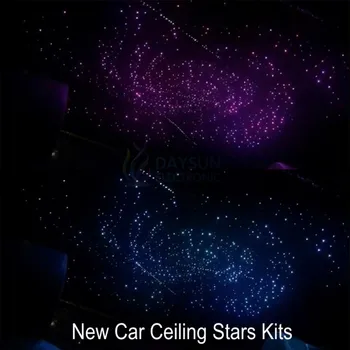 Muzikos Valdymo Žvaigždėtą Star Shooting Stars Lubų Lempos, Led Optinis Pluoštas, Šviesos Pluošto RGBW RF Nuotolinio/Mobile APP/Valdymas Balsu