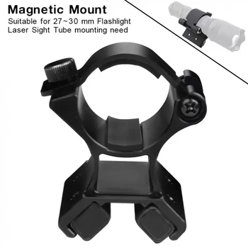 MX02 Žibintuvėlis Magnetinio Montavimo Laikiklis su Dviguba Magnetai 27-30mm Žibintuvėlis Dim Asortimentą Asamblėjos LED Žibintuvėlis Ir Tourch