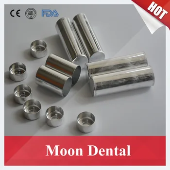 Mėginiai 50pcs Tuščias Aliuminio Dantų Kasetės 45/77/85mm Dantų Tuščias Skardines už Lankstus dantų Protezus