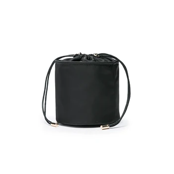 Nailono kosmetikos krepšys nešiojamų korėjos paprasta nešiotis saugojimo kibirą, maišą vidinis maišelis mažas linijinės krepšys