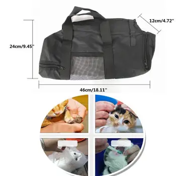 Namų ūkio Praktinių Nešiojamų Multi-Funkcija Katė Maiše Tvirtinimo Maišą Kačių Nagų Supjaustyti Švarus Grožio Krepšys Pet Supplies Fiksuotojo Maišelį, USB
