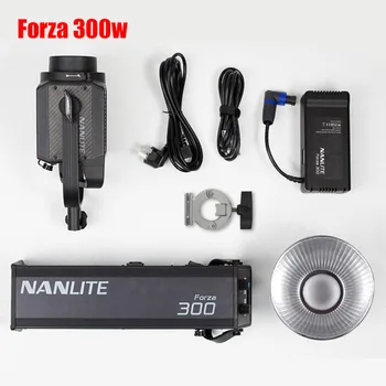 Nanguang Forza 300 LED Spot Light Itin Šviesus Nanlite 300w 5600K Vasaros Bowen Kalno Fotografijos Studija, Video, Kino Apšvietimas