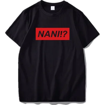 Nani Japonijos T-Shirt Harajuku Cool Trumpas Rankovės Marškinėliai Grynos Medvilnės Fitneso Apvalios Kaklo Marškinėliai Atsitiktinis Laisvi Marškinėliai