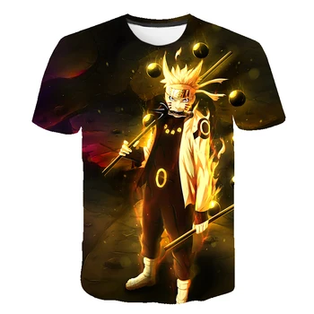 Naruto Vaikų Drabužiai Mergaitei nuo 7 iki 8 Metų Berniukų marškinėliai Vaikams Mergina Viršūnes Harajuku Anime Uchiha Itachi Spausdinti trumpomis Rankovėmis T-shirt