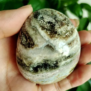 Natūralaus akmens Jūrų jasper palmių gijimą, kristalai, Dekoratyvinis kolekcija, akmenys ir kristalai
