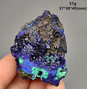 Natūralus, gražus Blizga Azurite mineralinių pavyzdys krištolo Akmenys ir kristalai crystal Healing Nemokamas pristatymas