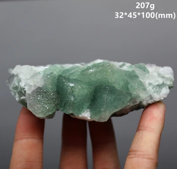 Natūralus retas fluorito grupių mineralinių kristalų egzempliorių Akmenys ir kristalai crystal Healing