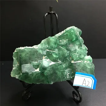 Natūralus Retas Žalia Fluorito Grupių Mineralinių Kristalų Mėginių Akmenų Ir Kristalų Gijimas Kristalų