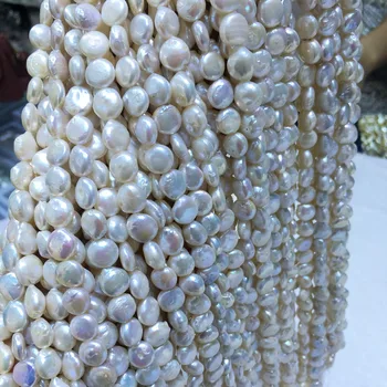 Natūralūs gėlavandenių perlų karoliukai, aukštos kokybės 36 cm, perforuotos prarasti karoliukai 