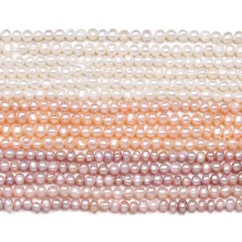 Natūralūs Gėlavandenių Perlų Karoliukai, Aukštos Kokybės ne didesnis kaip 36 cm Punch Prarasti Karoliukų, skirta 