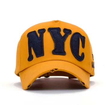 Nauja Banga NYC laišką išsiuvinėti beisbolas bžūp vyrams, moterims, reguliuojama lauko sporto, saulės, skrybėlės laisvalaikio pora snapback cap