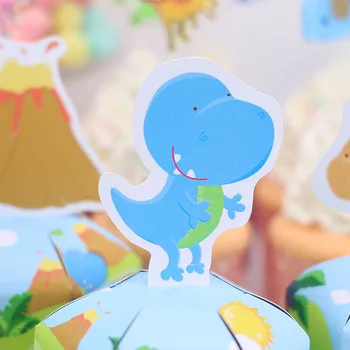 Nauja Dinozaurų Naudai Box Dovanų Dėžutė Saldainių Dėžutė Cupcake Lauke Berniukas Vaikų Gimtadienio Dekoracijos Vaikams Renginys & Šalies Prekių