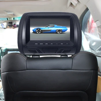Nauja Universali 7 Colių Automobilių Pogalvių Monitorius Galinės Sėdynės Pramogų Daugiaformačių DVD Grotuvą HD Skaitmeninis Skystųjų Kristalų Ekranas