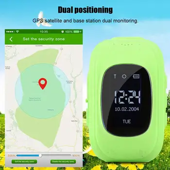 Nauja Vaikų Smartwatch Stabdžių Prarado OLED GPS Tracker SOS Smart Stebėjimo Padėties nustatymo Telefono GPS Kūdikių Žiūrėti Parama 