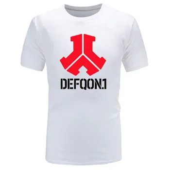 Nauja vasaros T-shirt vyrai Defqon 1 grynos medvilnės dizaineris marškinėliai Hip-Hop vyrai trumpas rankovės marškinėliai prekės atsitiktinis marškinėliai viršų
