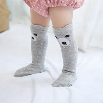Naujagimio medvilnės kojinės kūdikiui berniukas mergaitė neslidus animacinių filmų viduryje, vamzdis grindų kojinės bamblys kojų šildytuvus kojų šildytuvus mergaitės