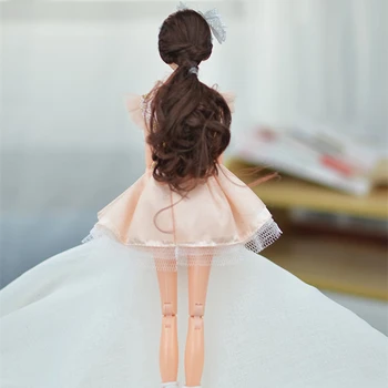 Naujas 11 Kilnojamojo Sujungta Lėlės 32cm 1/6 Lėlės Moteris su Mados Suknelė Lėlės, Žaislai Mergaitėms