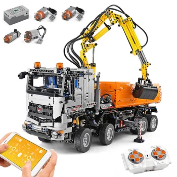 Naujas 20005 Automobilių Žaislai Suderinama Su 42043 Arocs 3245 Sunkvežimių App Variklio Automobilių Dalių Kūrimo Blokus, Plytas, Vaikams, Žaislai, Dovanos
