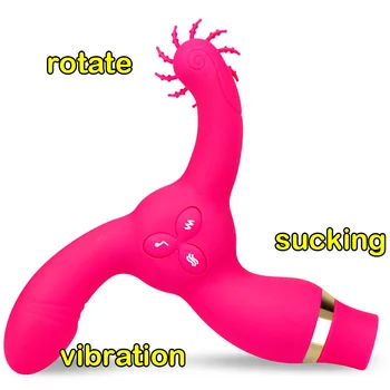 Naujas 3 Vadovai Vibratorius Klitorio Gyvis Pasukti G Taškinio Masažo Spenelių Gyvis Klitorio Stimuliatorius Vibratorius, Sekso Žaislai, Moteris