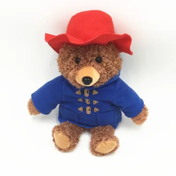 Naujas 35CM Animacinių filmų Mielas Red Hat Teddy-Bear Lėlės Pliušinis Lėlės Mergina Vaikų Žaislai Butas Akis Minkštas Kalėdų, Gimtadienio Dovana
