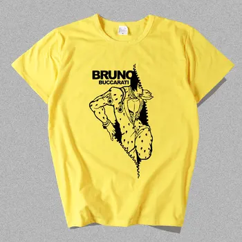 Naujas Anime JoJo ' s Bizarre Adventure T-shirt Moteris Vyras Drabužių Mados Kujo Jotaro Bruno Bucciarati cosplay Marškinėliai Marškinėlius Tees