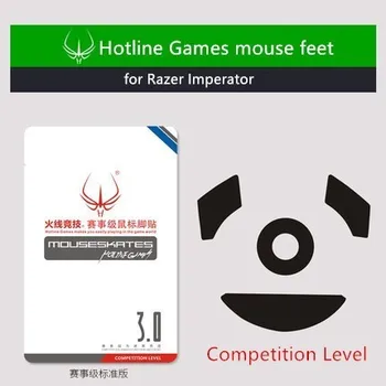 Naujas Atvykimo 1 pak Linija Žaidimai konkurencijos lygio pelės pačiūžos pelės kojų Razer Imperator FTPE pelės tūptinės