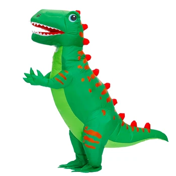 Naujas Atvykimo Dinozaurų Pripučiami Kostiumai Suaugusiems, Vaikams, Helovyno Cosplay Kostiumas 