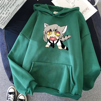 Naujas Atvykimo Harajuku bungou benamių šunų Hoodies Spausdinimo mielas Anime studentų laisvalaikio pagrindinis Megztinis Palaidinukė Hip-Hop Streetwear