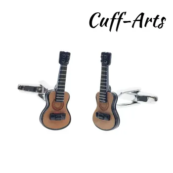 Naujas Aukštos Kokybės vyriški Serijos Gitara rankogalių segtukai Senovinių muzikos simboliai rankogalių segtukai Papuošalai C10128