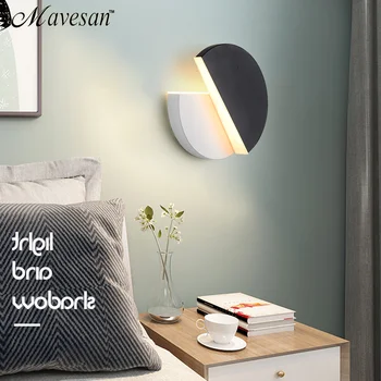 Naujas Dizainas LED AC110-220V Patalpų Vonios kambarys Šviesos diodų (LED), Miegamojo Šviesos Loft Lempos Luminaria Parede Šviestuvai