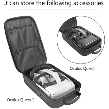Naujas EVA Sunku Atveju Oculus Quest 2 Atveju, Oculus Quest VR Žaidimų Ausinių Saugojimo Dėžutė, Oculus Quest Virtualios Realybės Kelionės Atveju