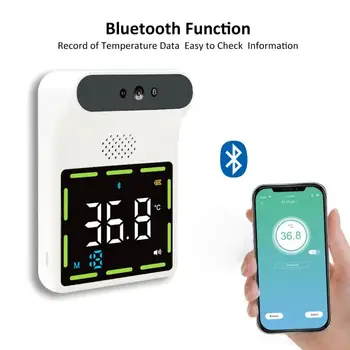 Naujas K88 Bluetooth Prieigos Valdymo Infraraudonųjų spindulių Penkių spalvų Ekrano Termometras Trijų Įrenginių Du Maitinimo šaltiniai 11 Kalbų