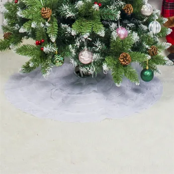 Naujas Kalėdines Dekoracijas Audinys, Nėriniai Kalėdų Eglutės Sijonas Klostuotas Medžio Sijonas Švenčių Šalis Dekoro 80cm Raudonos, Žalios