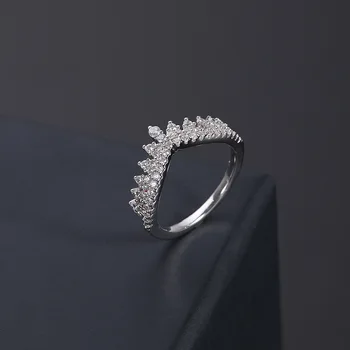 Naujas karūna ananasų deimanto žiedas Korėja mielas asmenybės tendencija temperamentas visuomenės dizaino moterys gali dėvėti prekės papuošalai