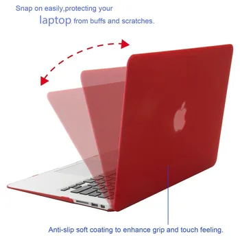Naujas Kristalų Matinis Laptop Case Cover 