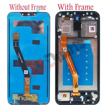 Naujas LCD Huawei mate 20 lite LCD Ekranas Jutiklinis Ekranas skaitmeninis keitiklis Asamblėjos Pakeitimo 