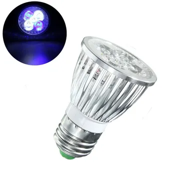 Naujas led grow light bulb , 5*3w E27 AC85-265V Profesinės bridgelux viso spektro led grow light augalų auga ir gėlių