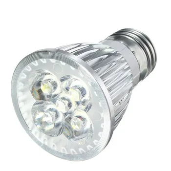 Naujas led grow light bulb , 5*3w E27 AC85-265V Profesinės bridgelux viso spektro led grow light augalų auga ir gėlių