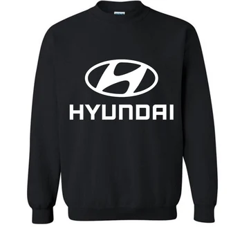Naujas Mados Medvilnės Vyrų Hoodies Hyundai Automobilių Logotipas Spausdinti Vilnos O-Kaklo megztinis Palaidinės HipHop Harajuku Mens Streetwear